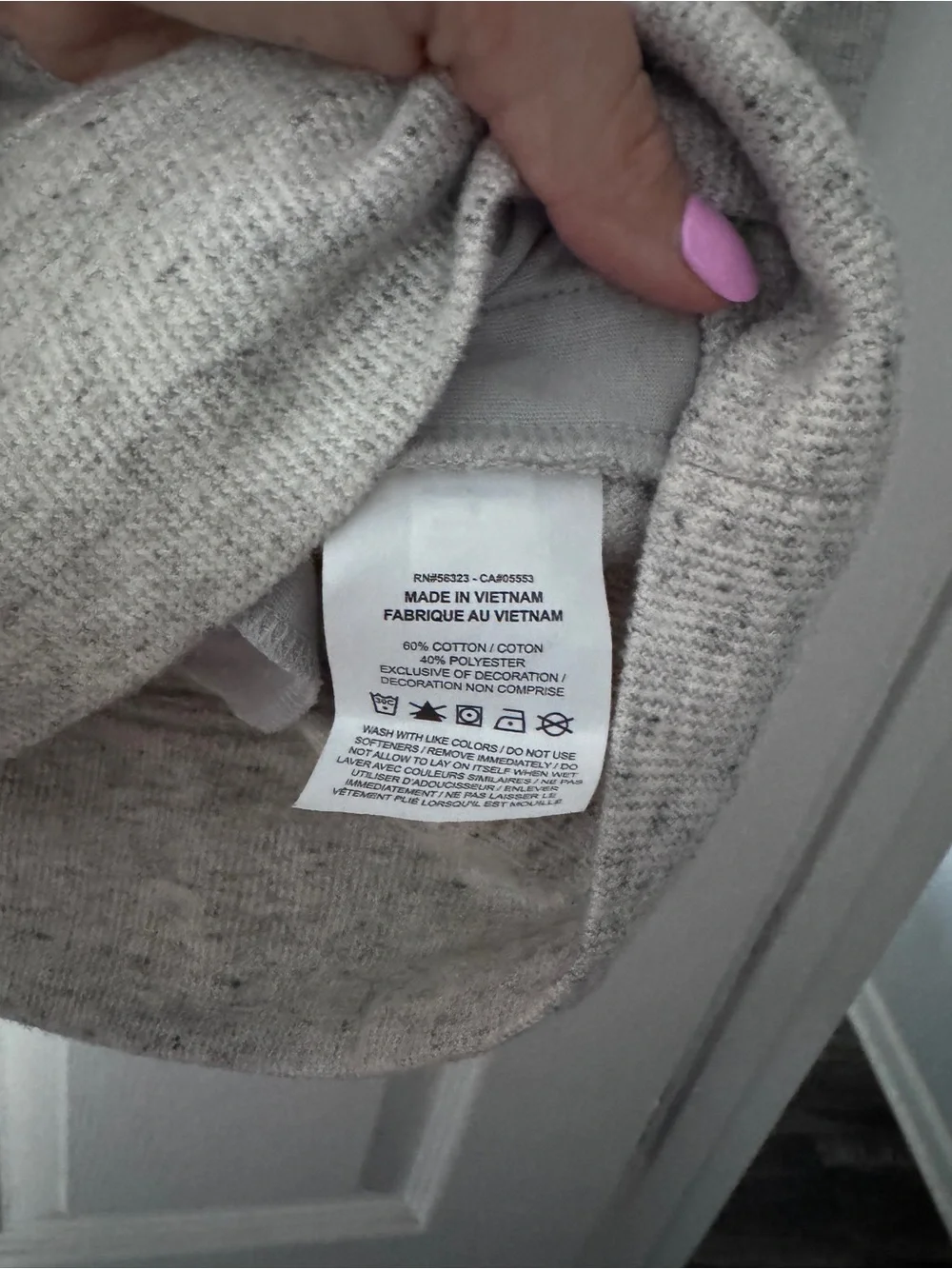 Nike Women’s Gray Quarter-Zip Sweater